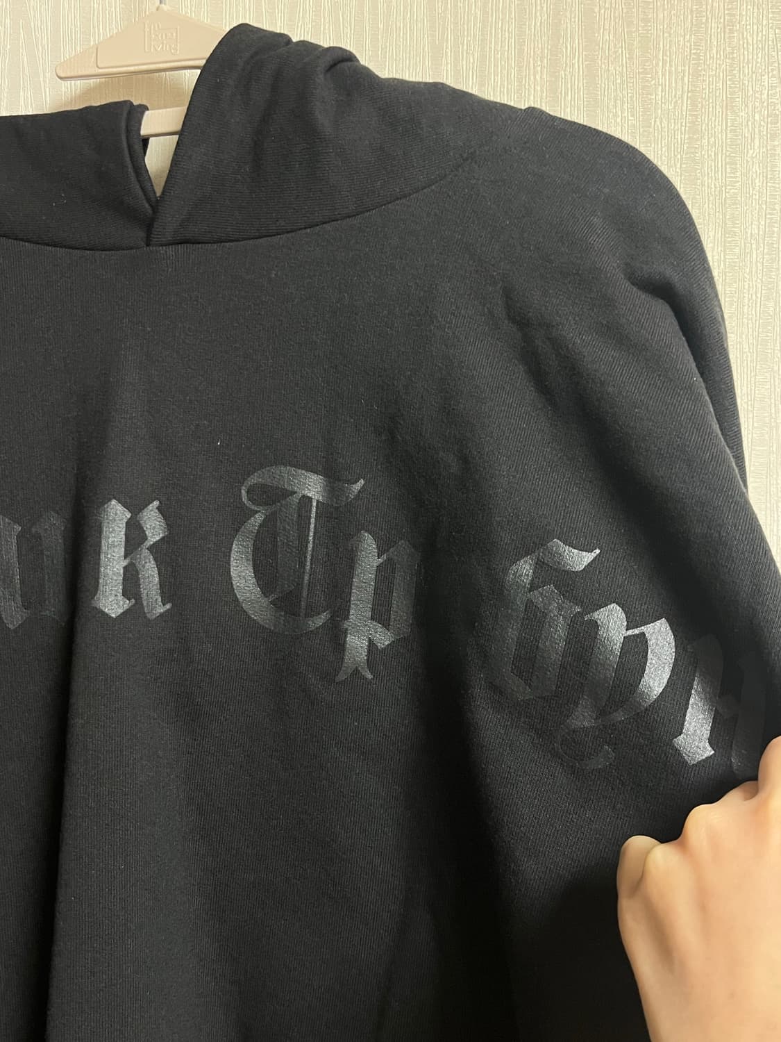 칸예 후드 이지 x 고샤 루브친스키 트리뷴 헤럴드 HD-01 후드 차콜 상품이미지3