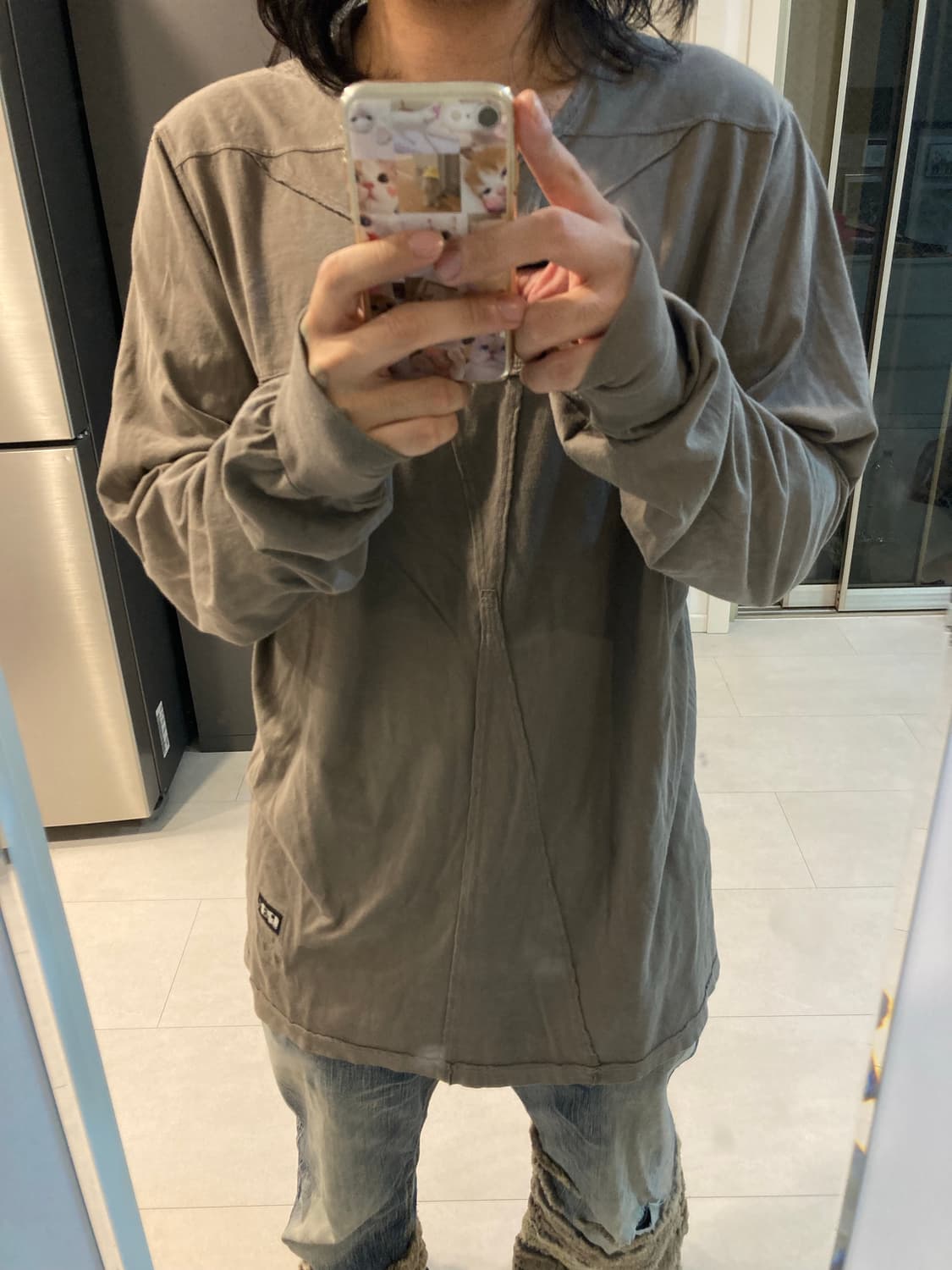 21ss 릭오웬스 펜타그램 롱슬리브 상품이미지7