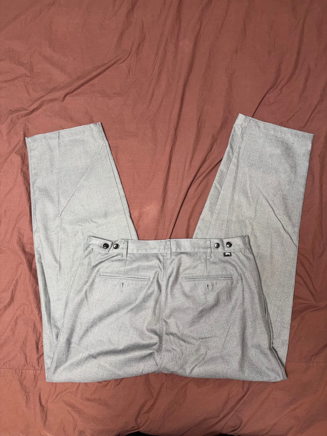 스투시 그레이 베기 바지 상품이미지3