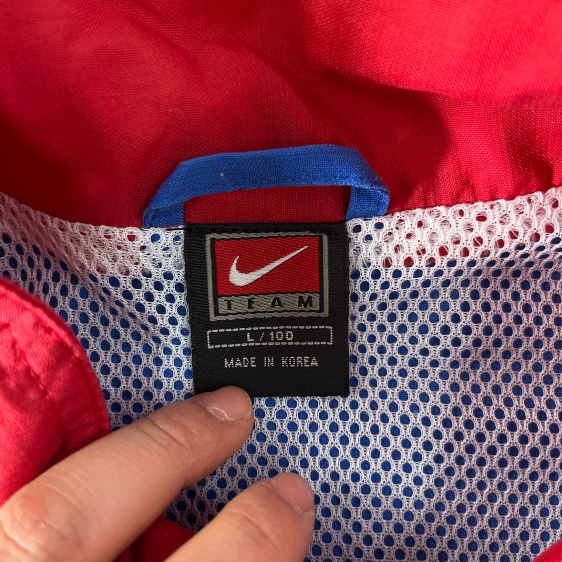 105 나이키 대한민국 국대 98 올드스쿨 바람막이 자켓 상품이미지5