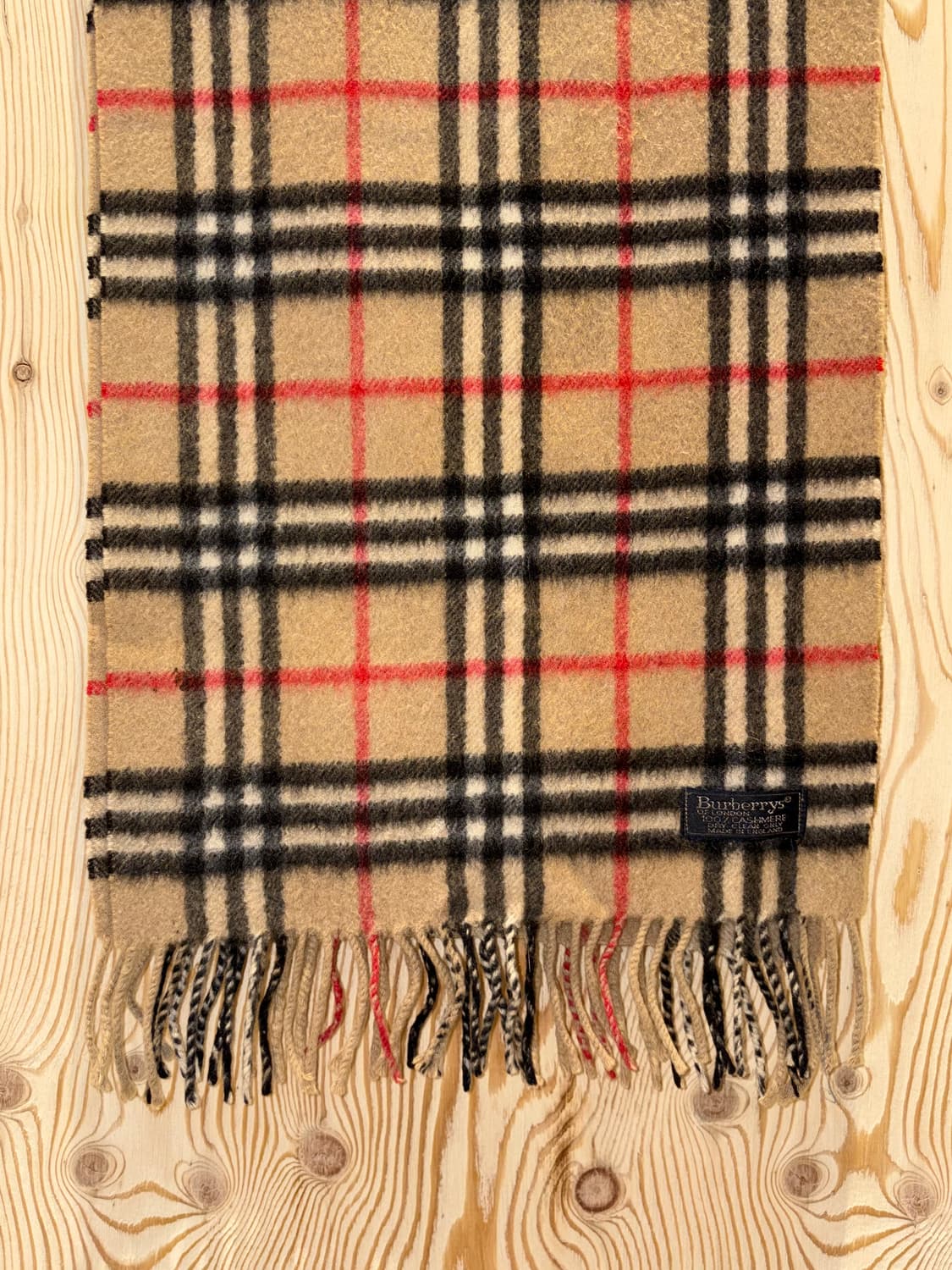 버버리 캐시미어 체크 머플러 상품이미지3