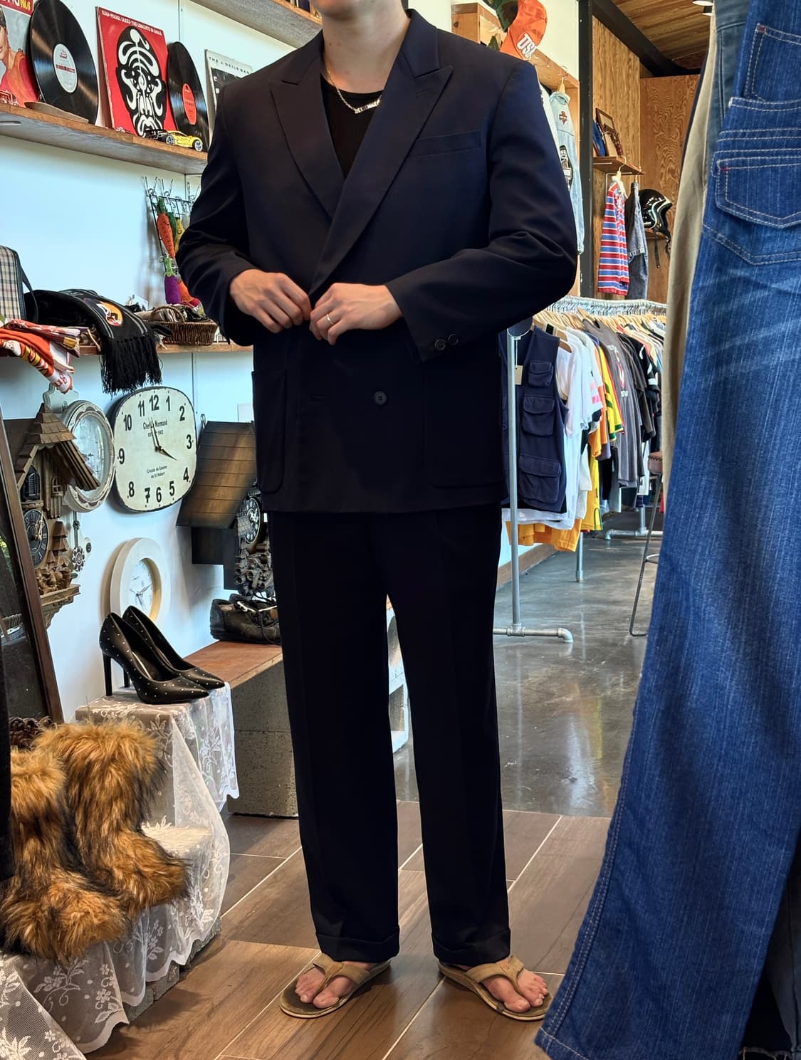 요지 야마모토 기관사 슬랙스 상품이미지3