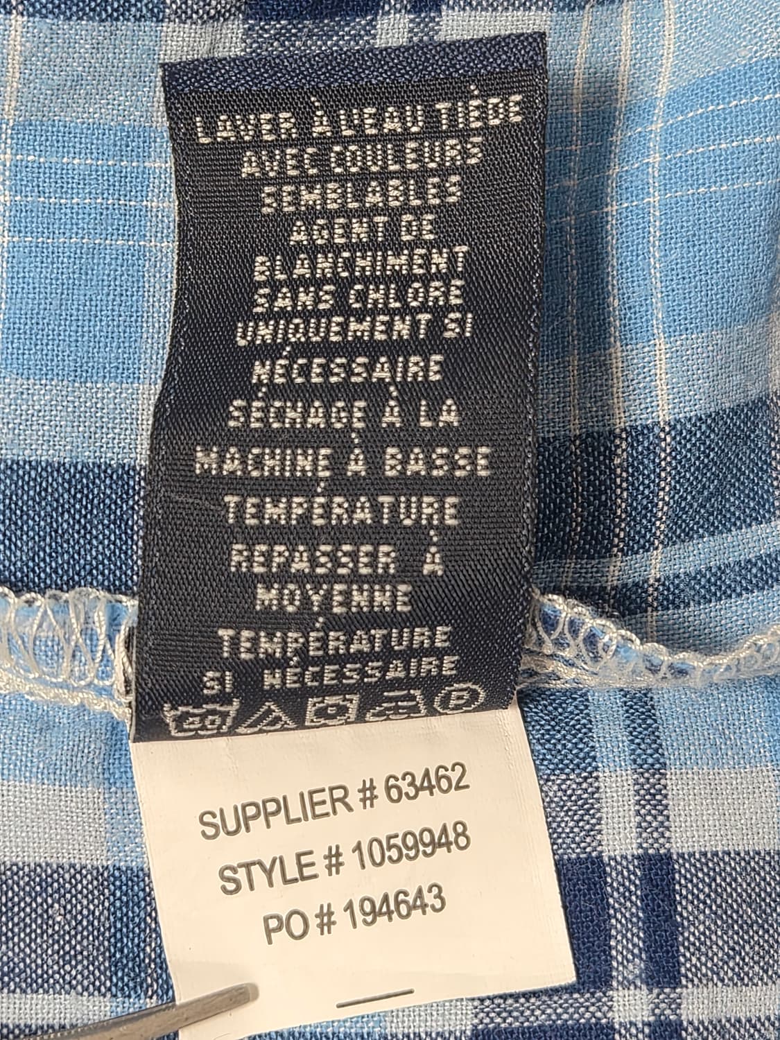 폴로Polo 반팔 체크 셔츠 XL사이즈 - S319 상품이미지6