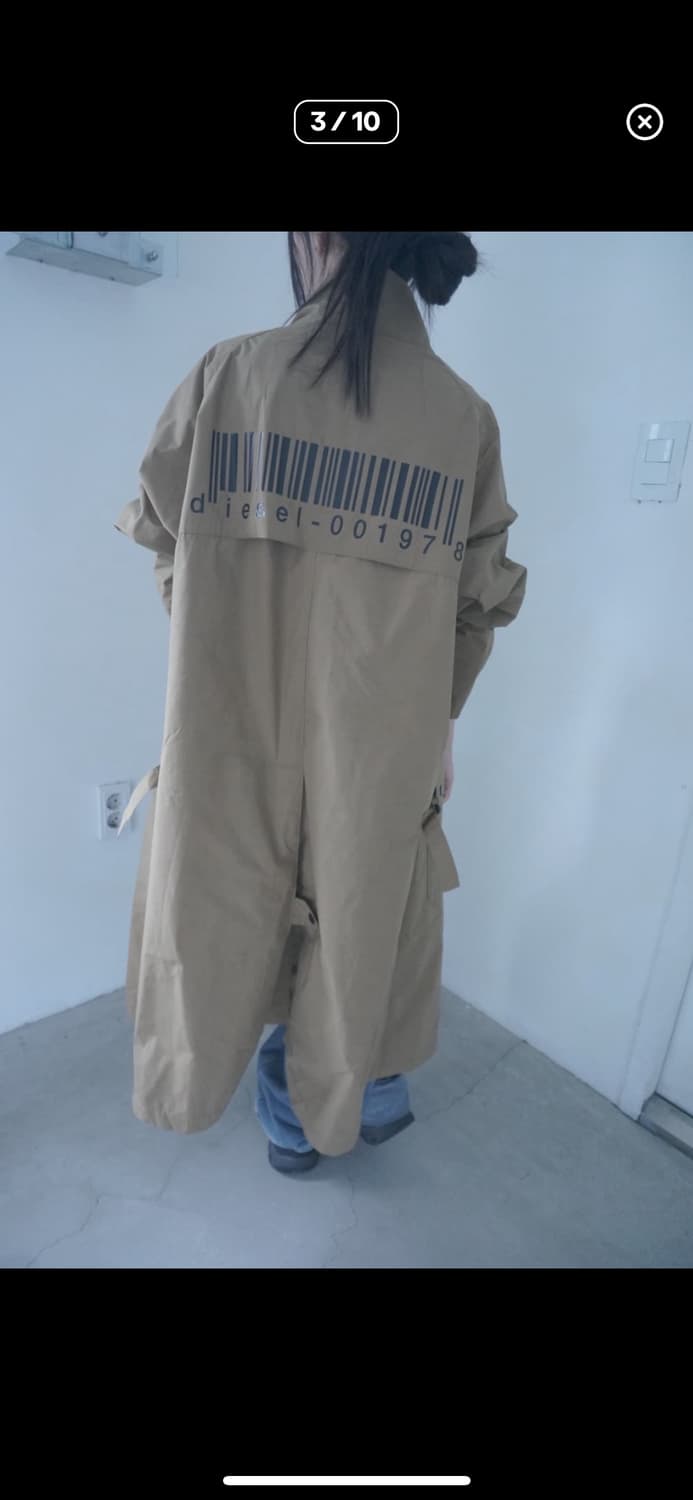 [ Diesel ] hooded trench 상품이미지4