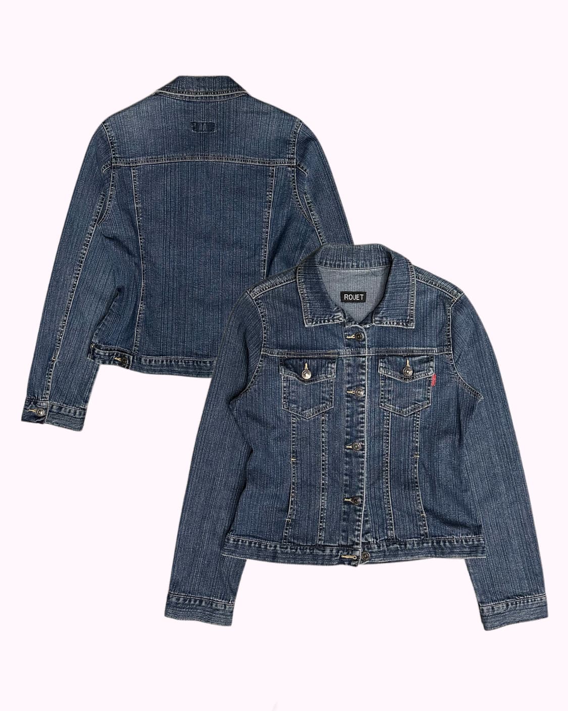 vintage denim crop jacket 상품이미지1