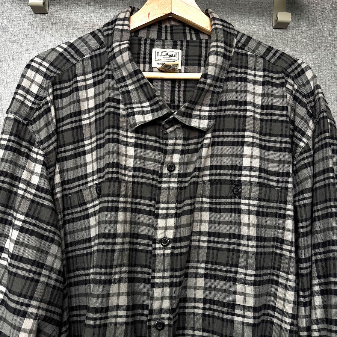 엘엘빈 체크셔츠 상품이미지3