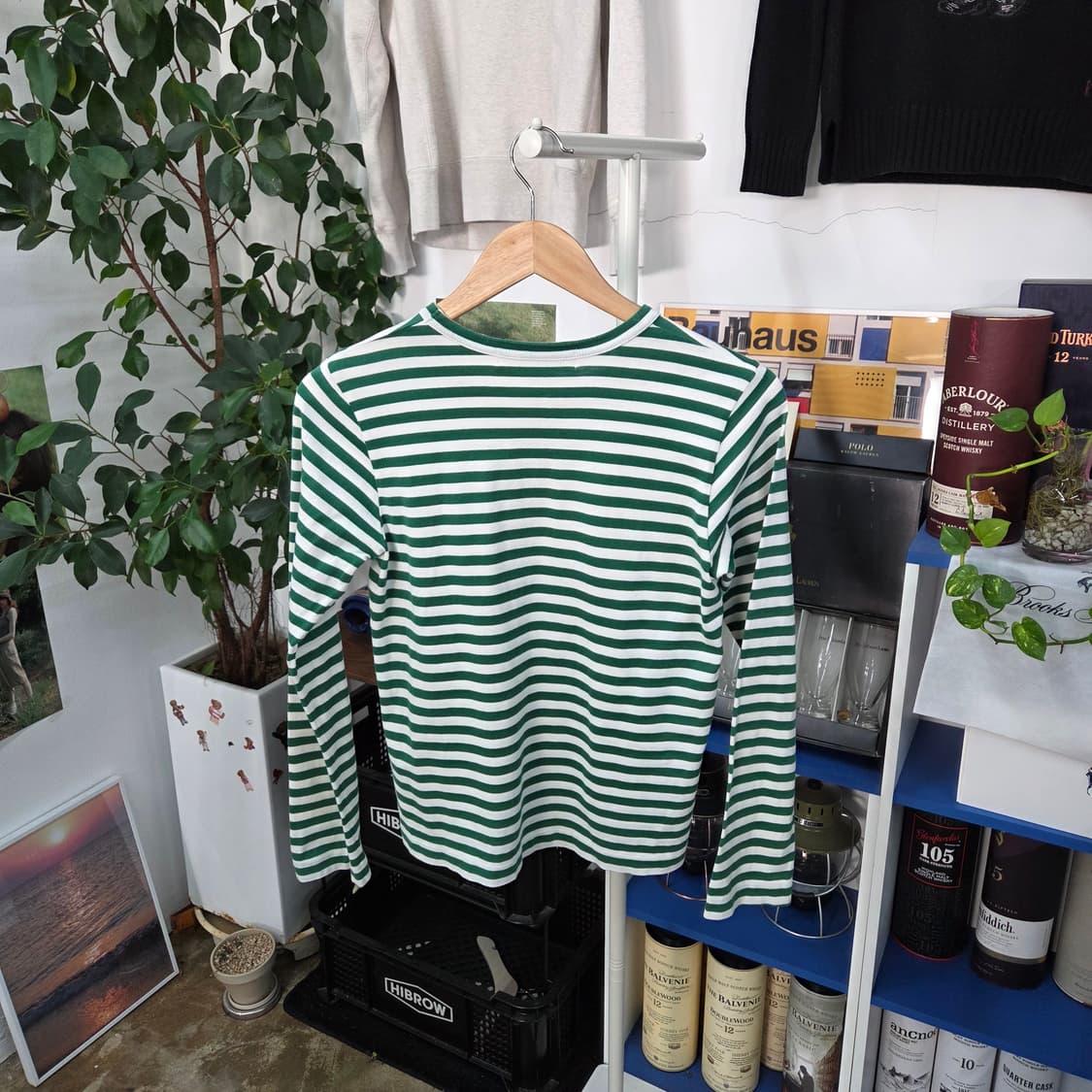 꼼데가르송 우먼 스트라이프 롱슬리브 M 상품이미지5