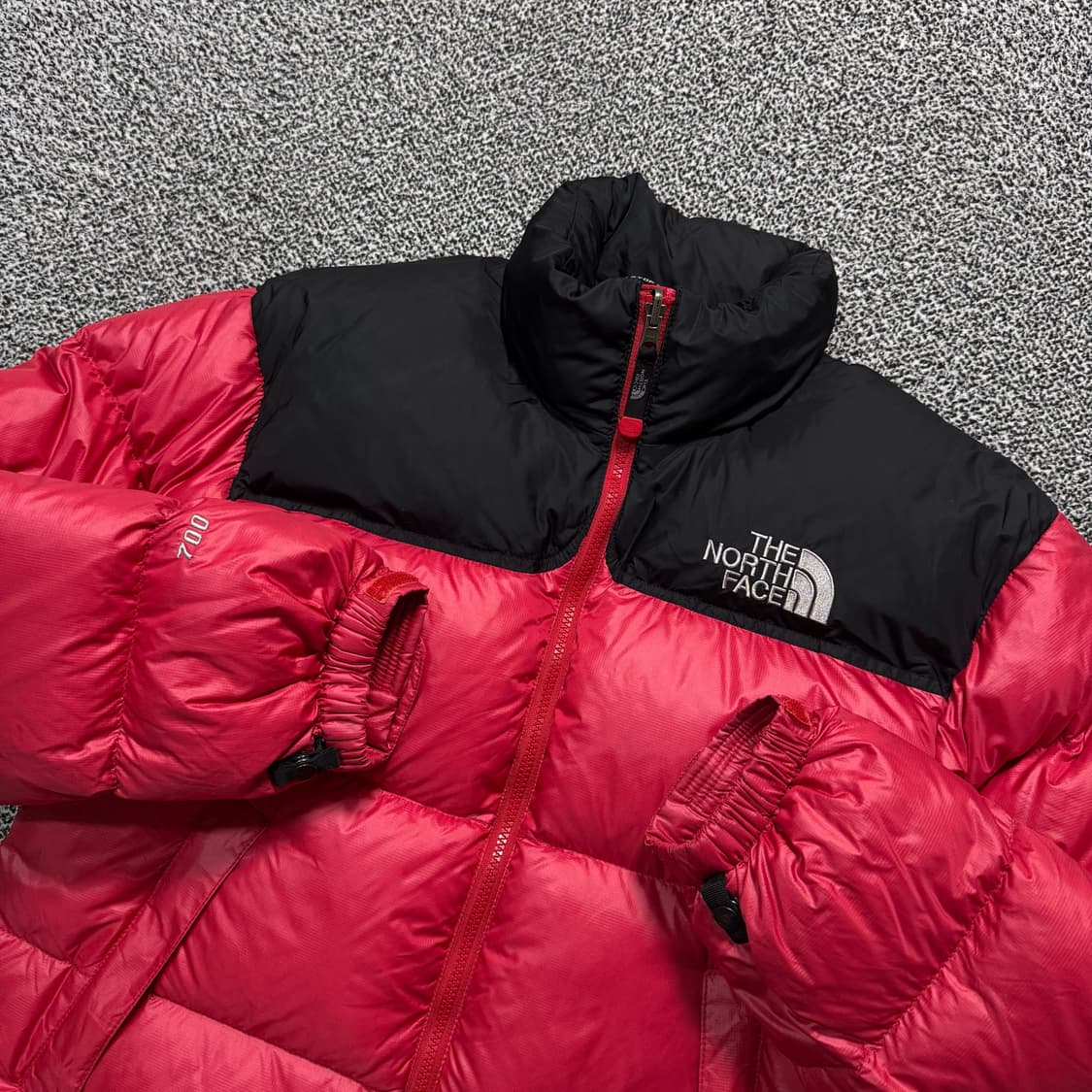 Name : 노스페이스 700 레드컬러 눕시 숏패딩 :) • Size(c 상품이미지3