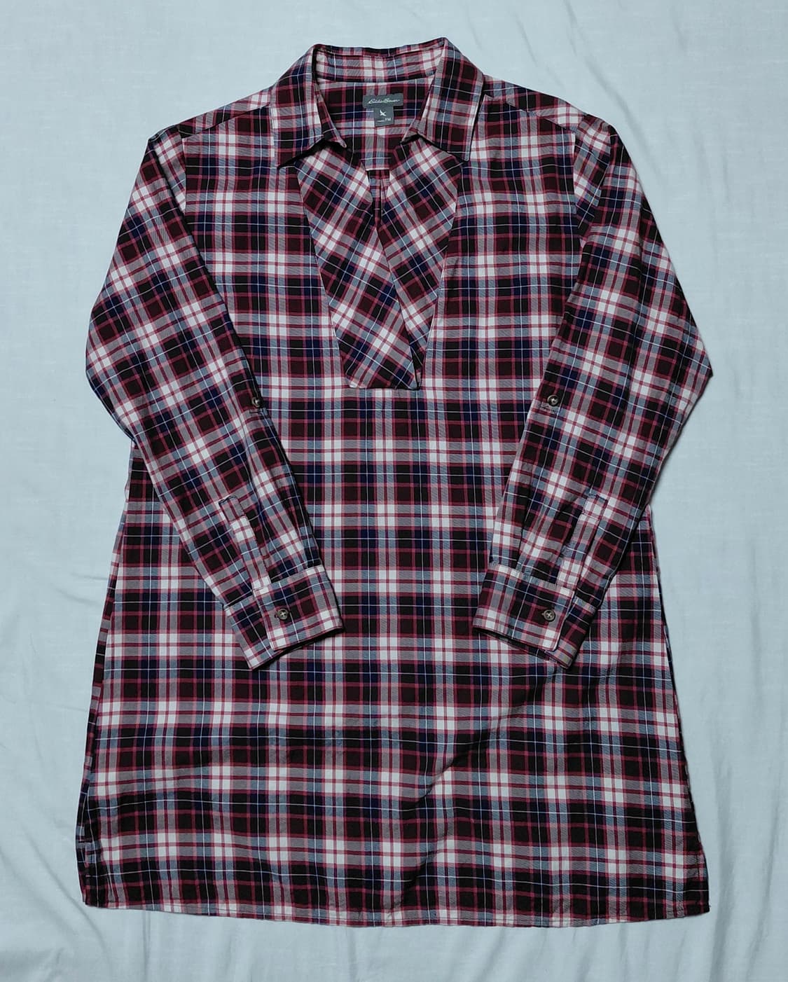 에디바우어 타탄체크 롱 셔츠 / 여성 66 (PM 사이즈) 상품이미지2