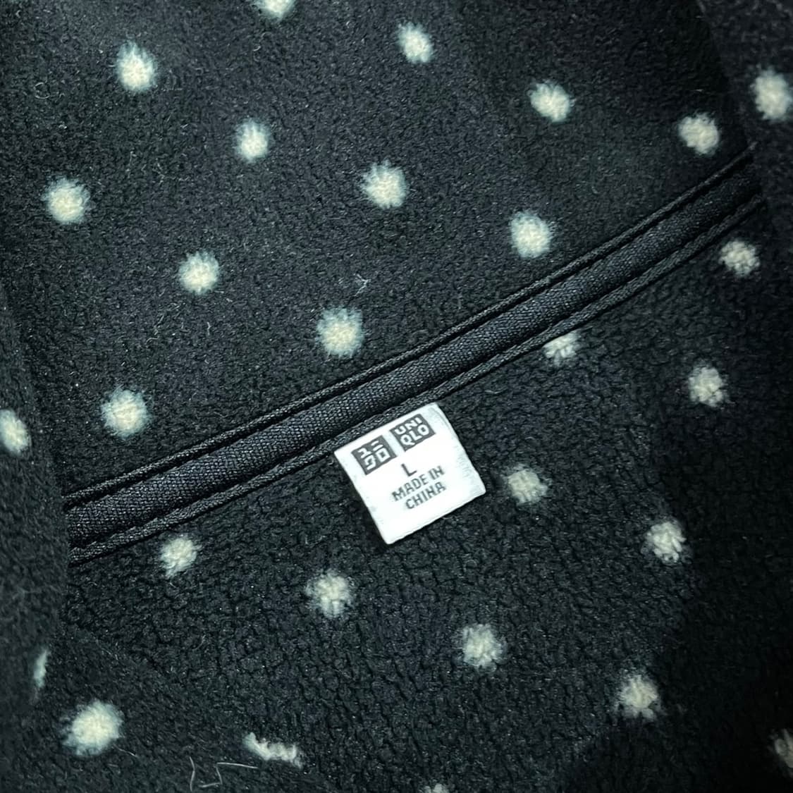 유니클로 땡땡이 플리스 집업 상품이미지4