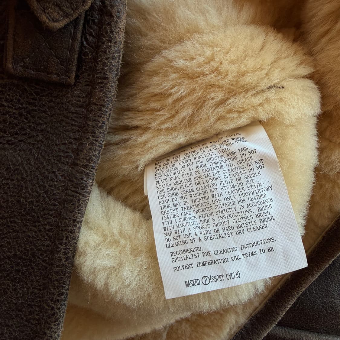 vtg sheepsikn 무스탕 자켓 상품이미지8