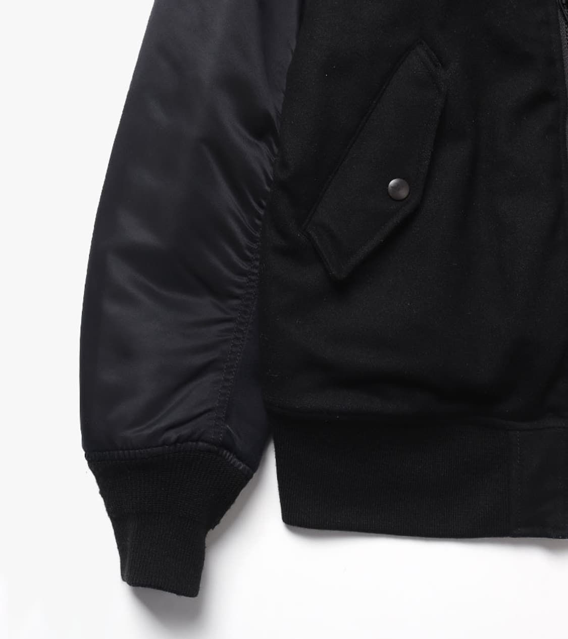 MONKEY TIME - NYLON FLANNEL COMBI MA-1 상품이미지5