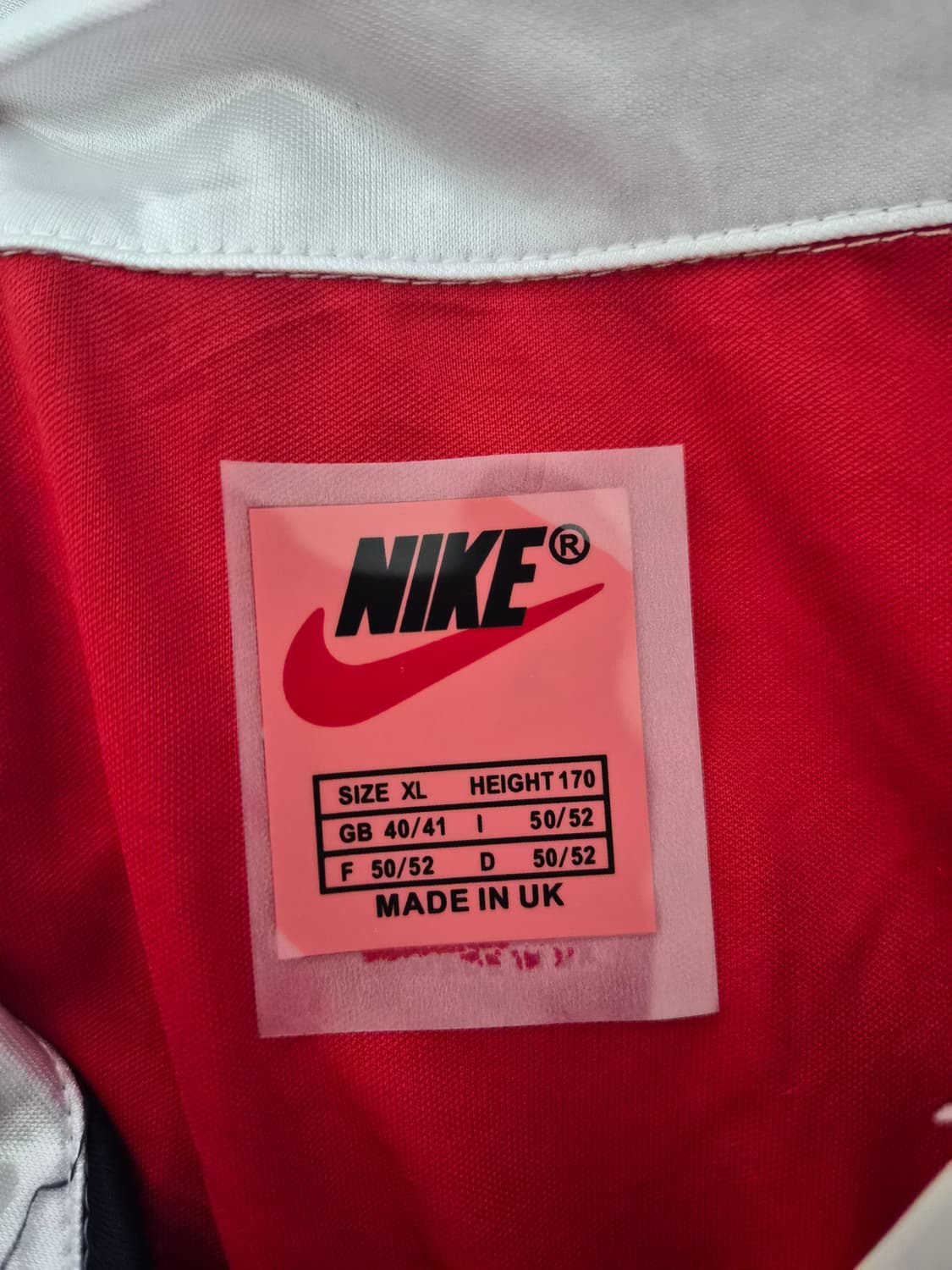 나이키Nike 아스날 98-99 레트로 유니폼 XL - T191 상품이미지4