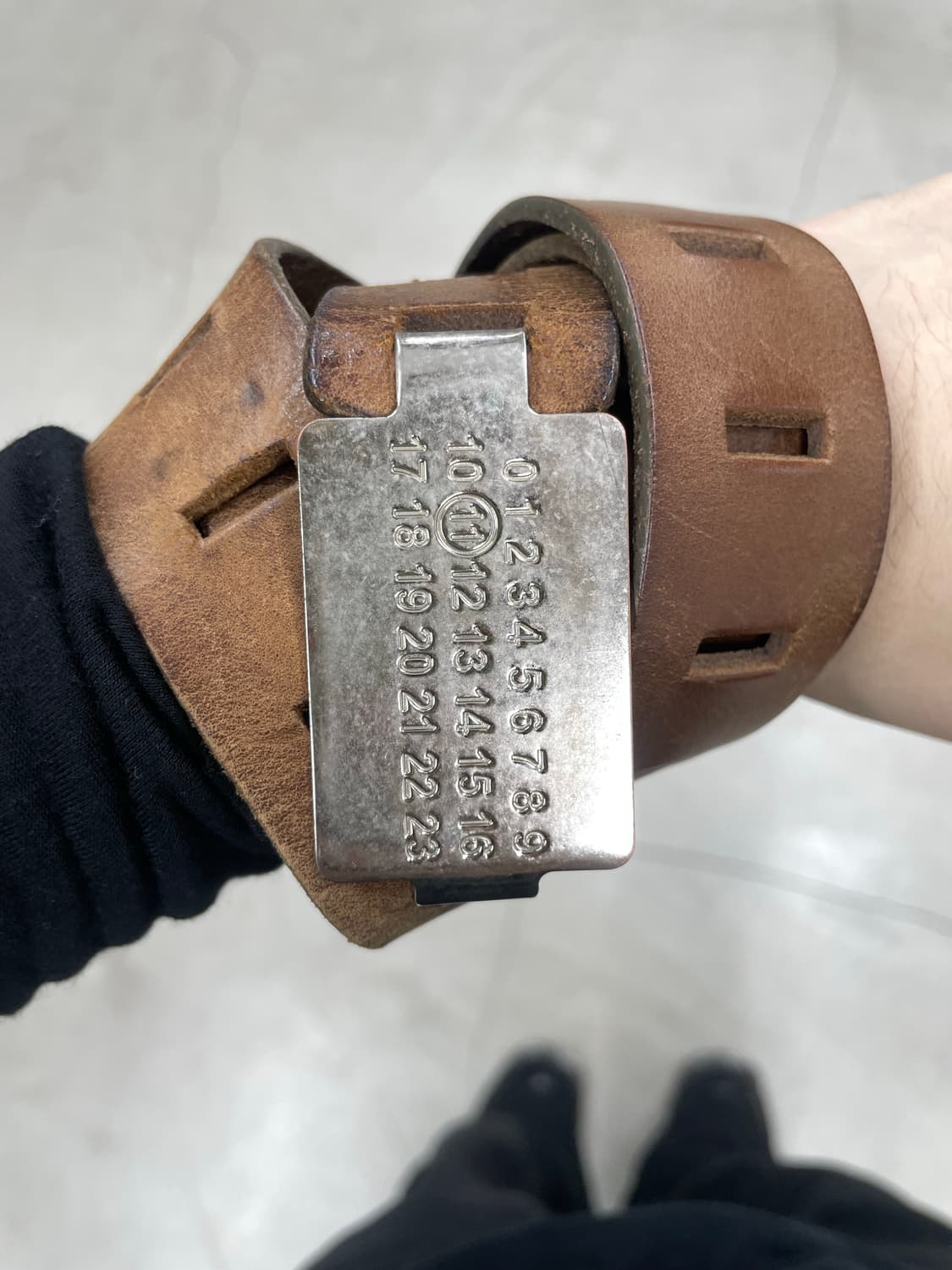 Masion Margiela No.11 Cut out Belt 상품이미지5