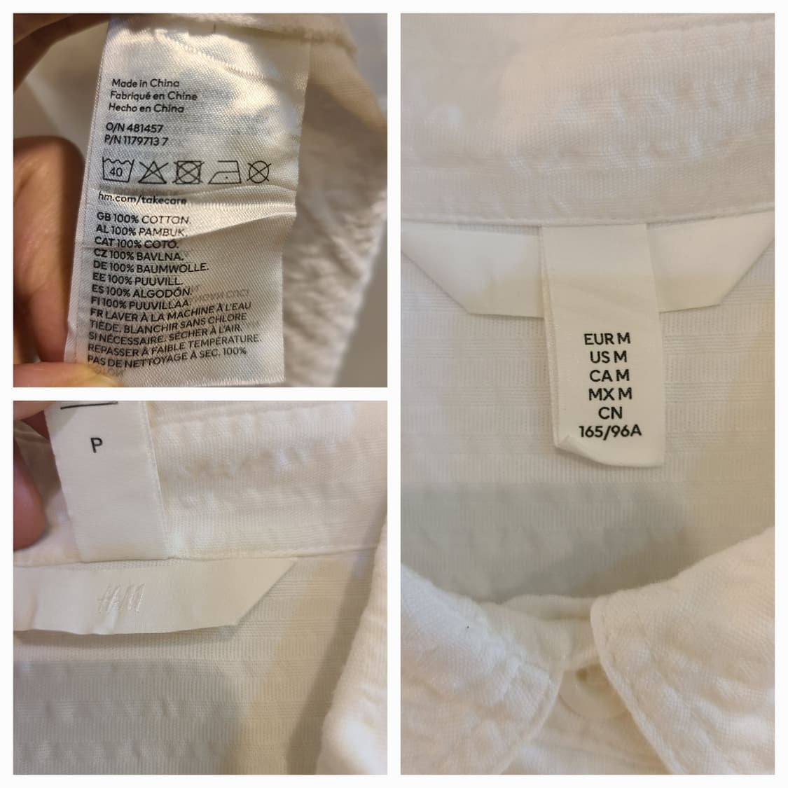 h&m 흰 셔츠 상품이미지8