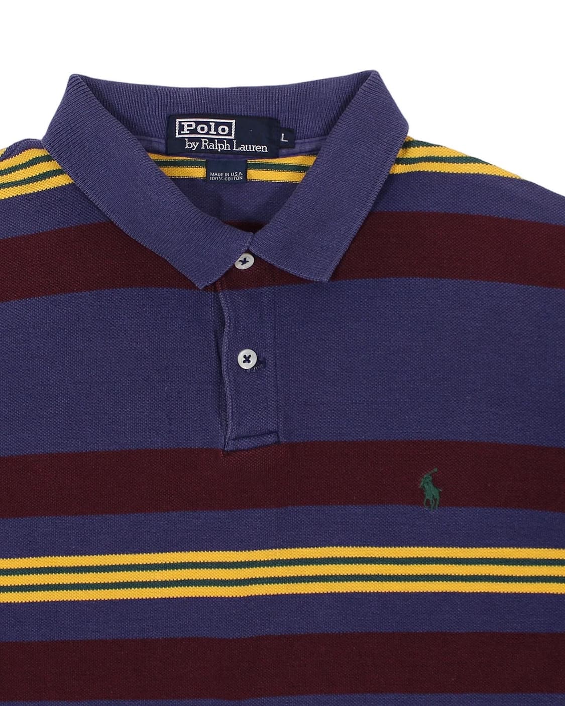 [L] 1990s USA 폴로랄프로렌 피케셔츠 카라티 상품이미지2