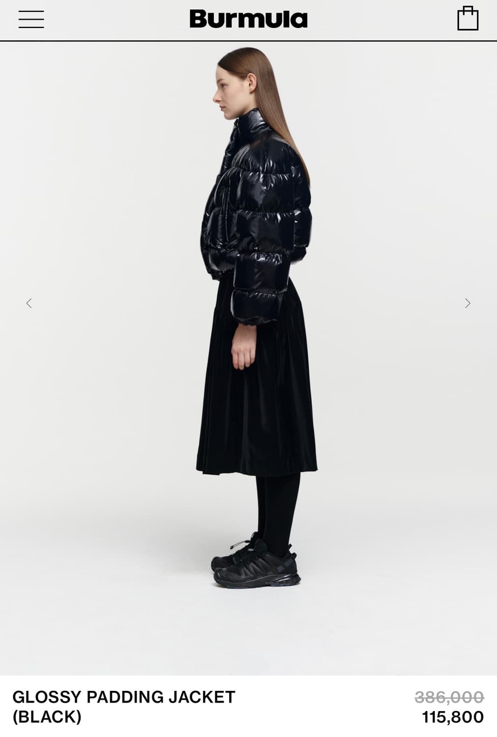 버뮬라 글로시 패딩 상품이미지2