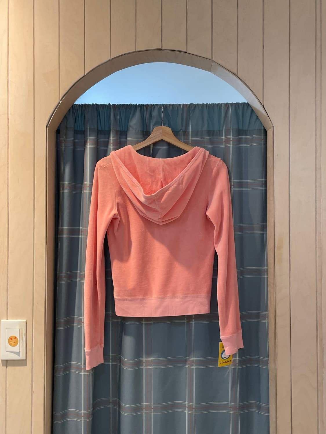 쥬시꾸뛰르 y2k 벨벳후드집업 상품이미지6