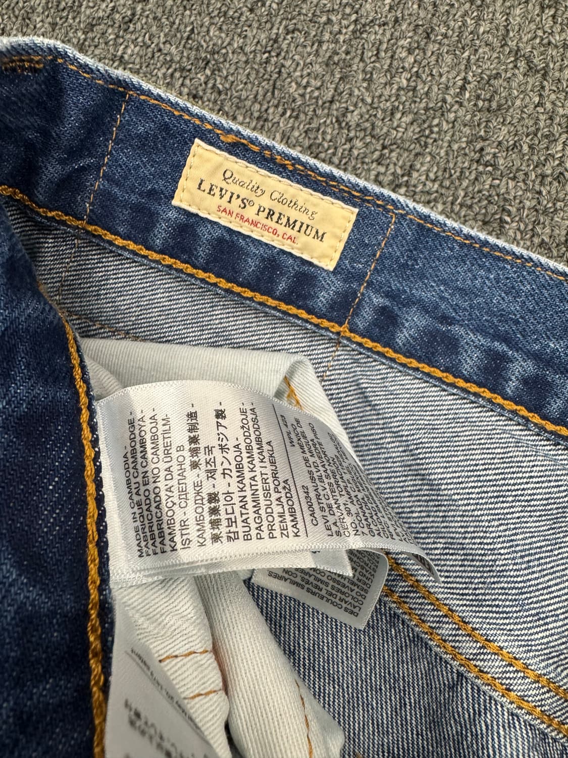 31)리바이스 빈티지 워싱 568 데님팬츠 상품이미지5