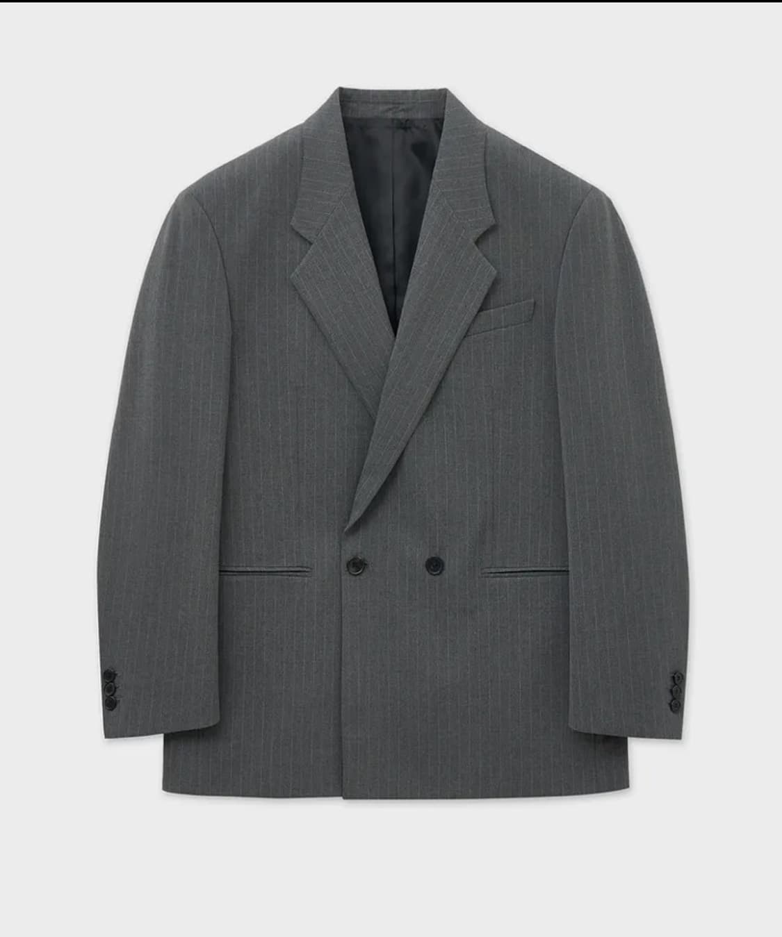 TNGT 핀스트라이프 더블 블레이저 105(새상품급) 상품이미지2