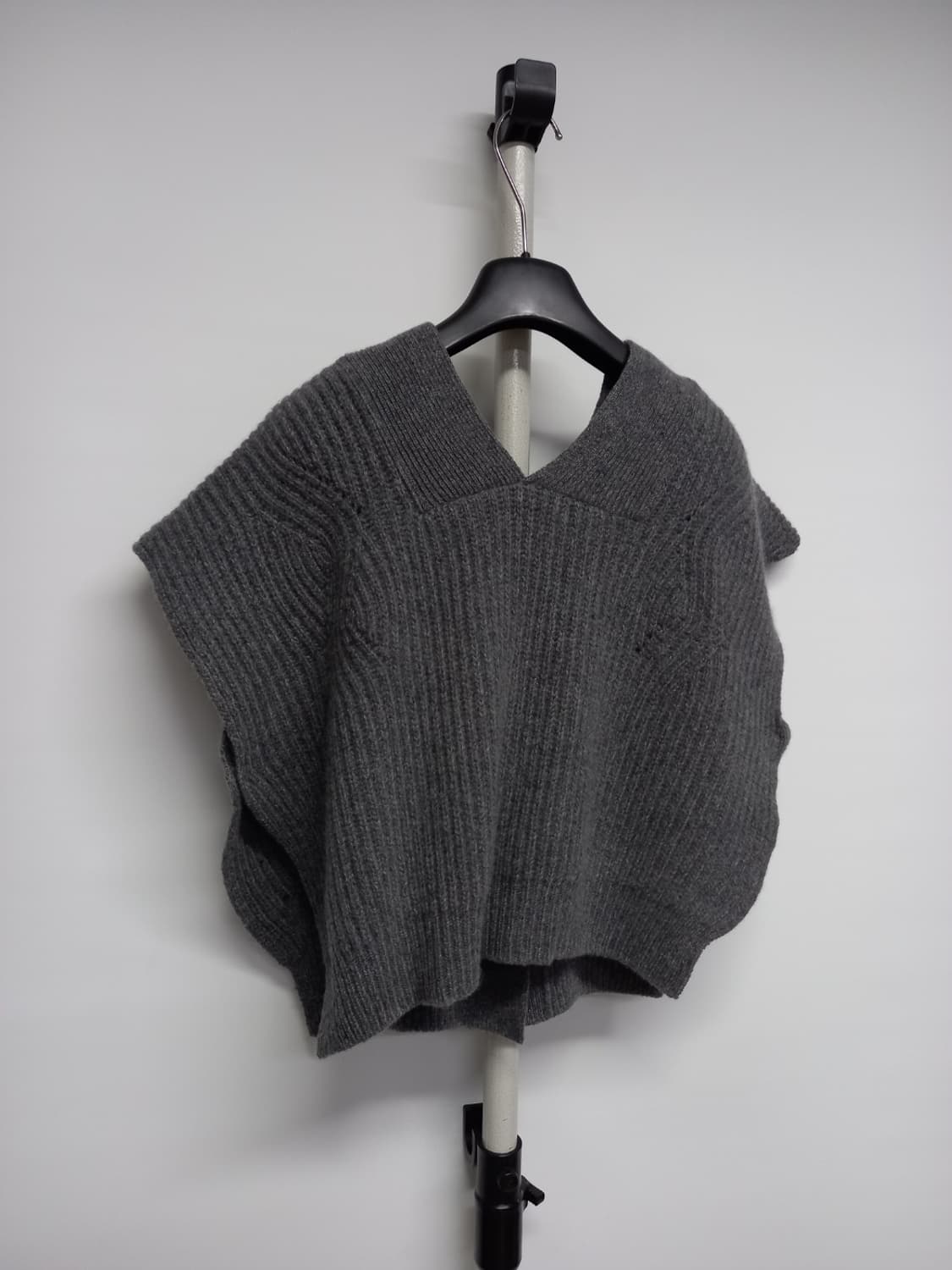 새 모에 MOE 춘추동 캐시미어블랜 숏 베스트 F 44-77 상품이미지5