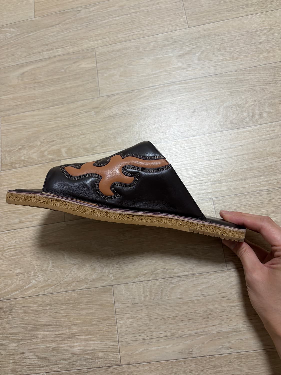 드리스반노튼 카우보이 웨스턴 슬라이드 샌들 (비브람 보강 완료) 상품이미지5