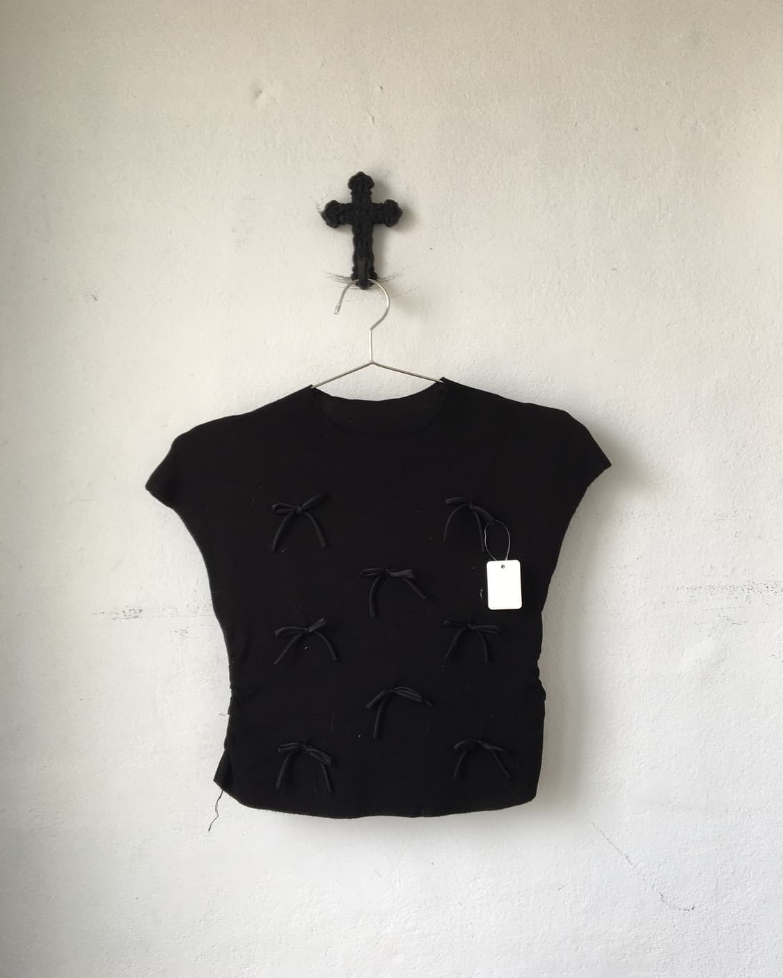 Ribbon pattern knit top 상품이미지2