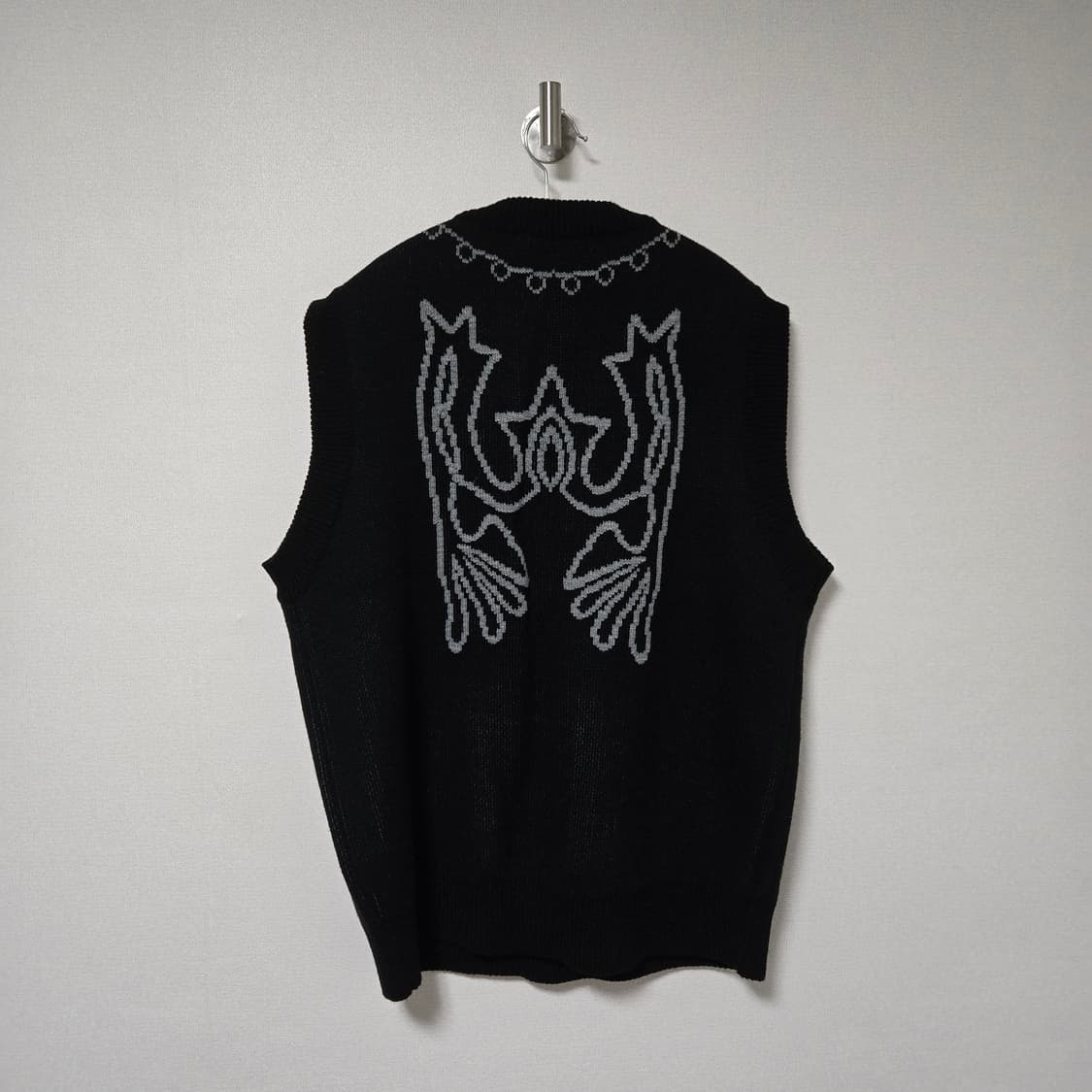 바스틱 웨스턴 패턴 니트 베스트 / 남성 조끼/ 남성 베스트  상품이미지7