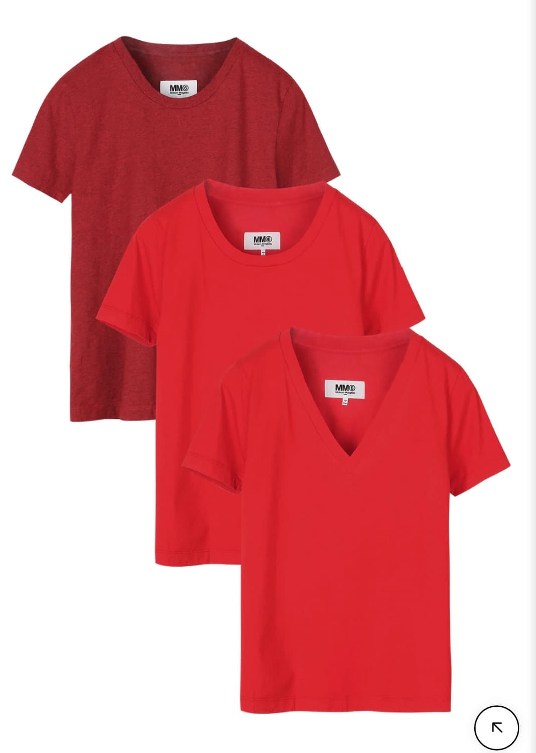 MM6 MAISON MARGIELA 3-PACK T-SHIRTS(RED) 상품이미지2