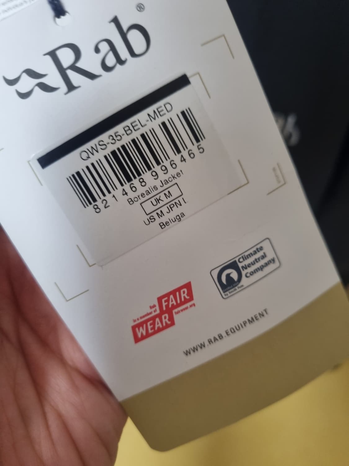 rab 랩 보리얼리스 자켓 uk m 밸루가 새상품 상품이미지2