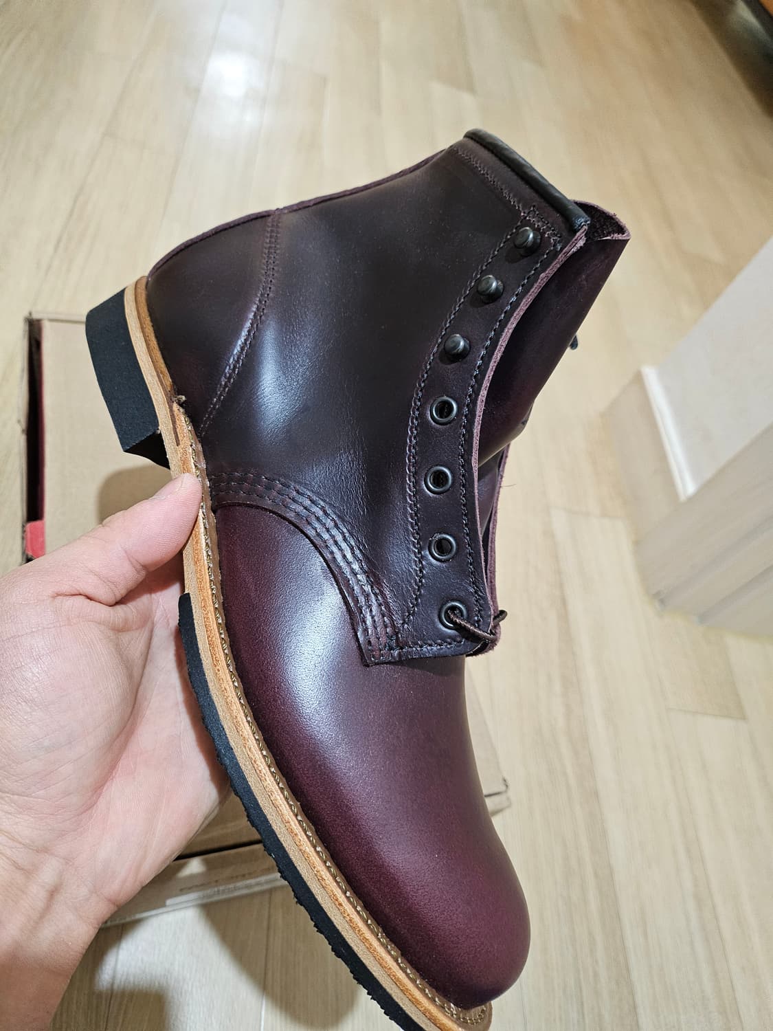 [265] 레드윙 벡맨 부츠 블랙 체리 엑스칼리버 팩토리세컨즈 상품이미지5