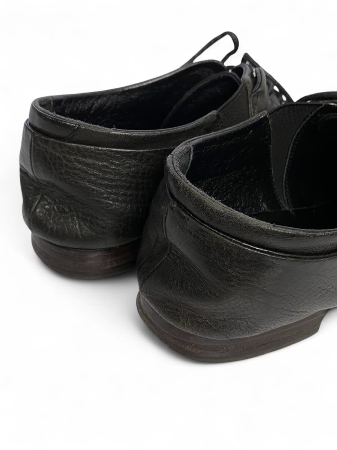 요지 야마모토 와이즈 가죽 드레스 플랫슈즈 상품이미지4