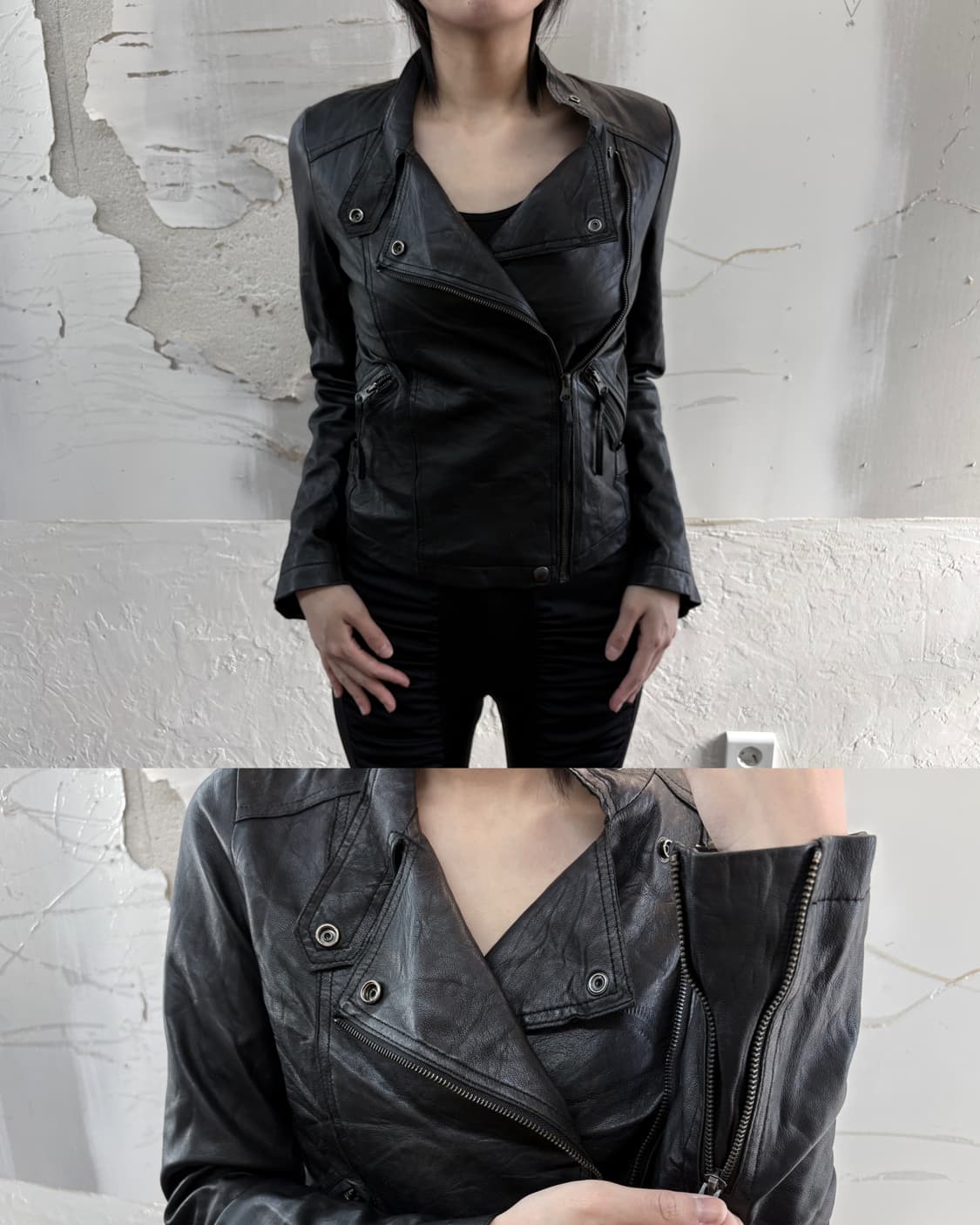 sheepskin oblique jacket  상품이미지1