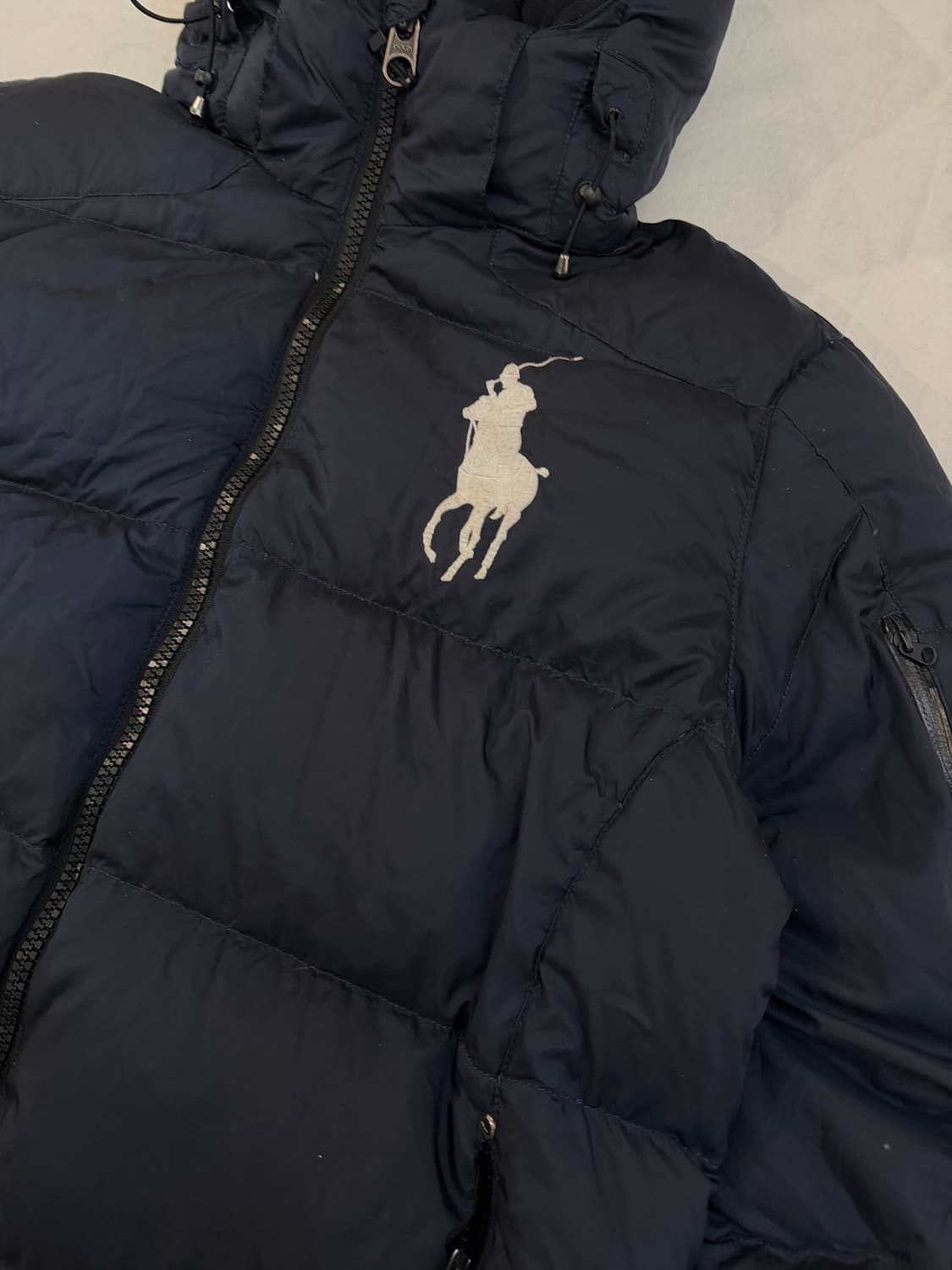 폴로 랄프로렌 빅포니 치프키프 패딩 네이비 상품이미지2