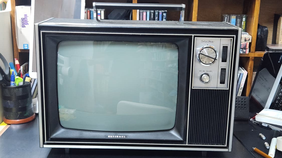 빈티지 TV 12인치 National (고장) 상품이미지3