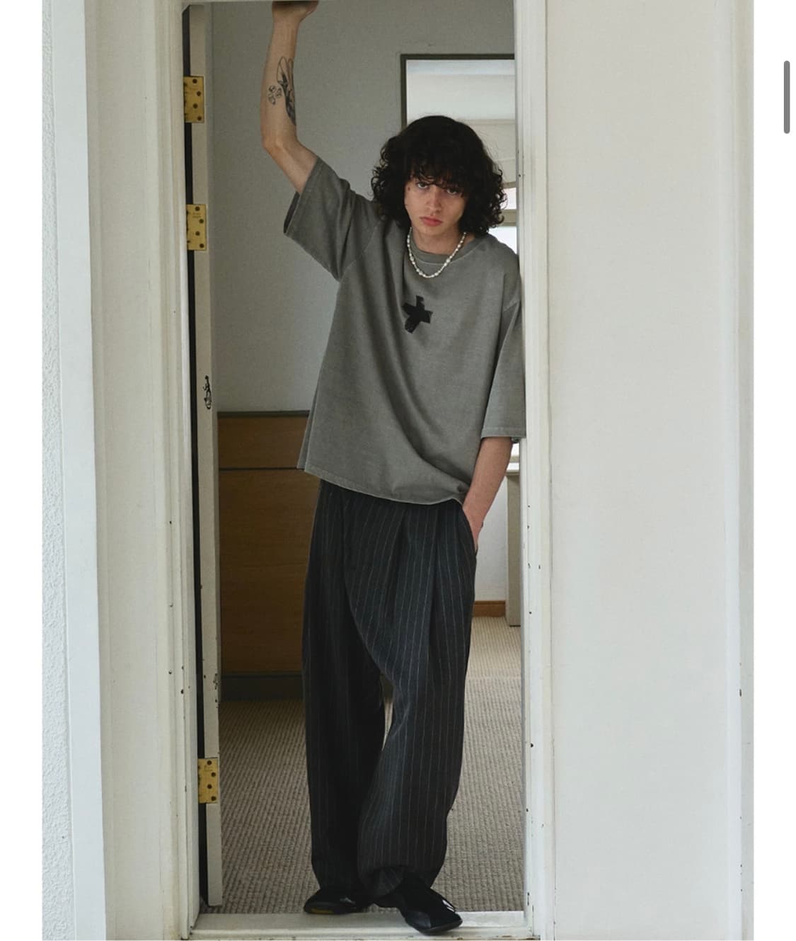 노운 스트라이프 팬츠 상품이미지1