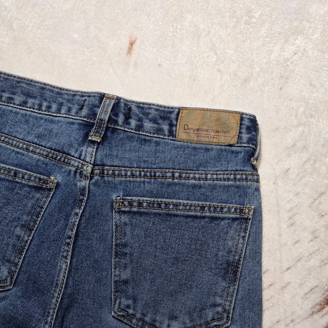 빈티지 중청 와이드 데님팬츠 상품이미지2