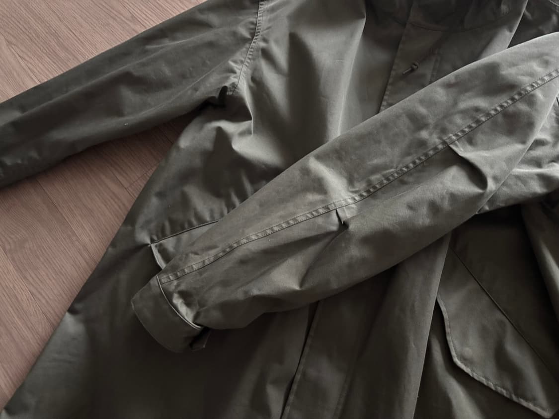 상태최상 유니클로 블럭테크 야상 레인코트 웨더코트 님성100,105 상품이미지3