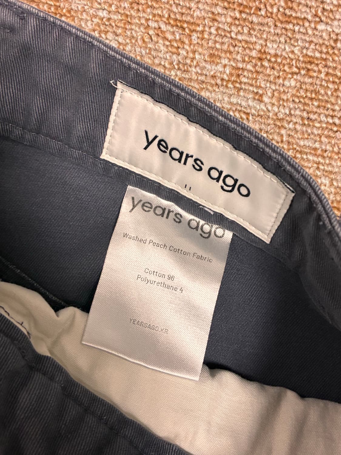 이얼즈어고 와이드 코튼 팬츠 상품이미지3