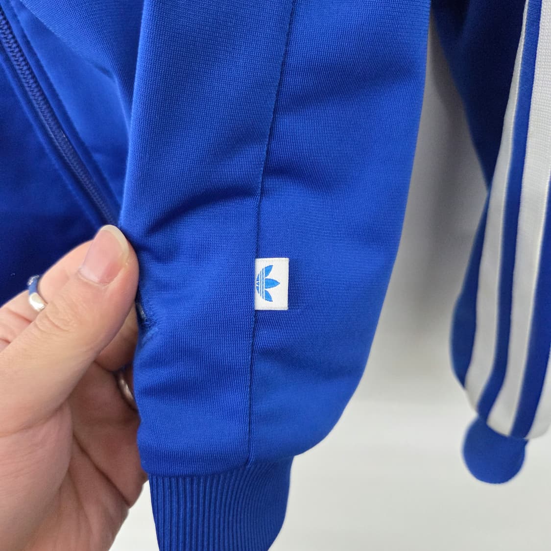 아디다스져지 파이어버드 트랙탑 블루 여s 상품이미지5