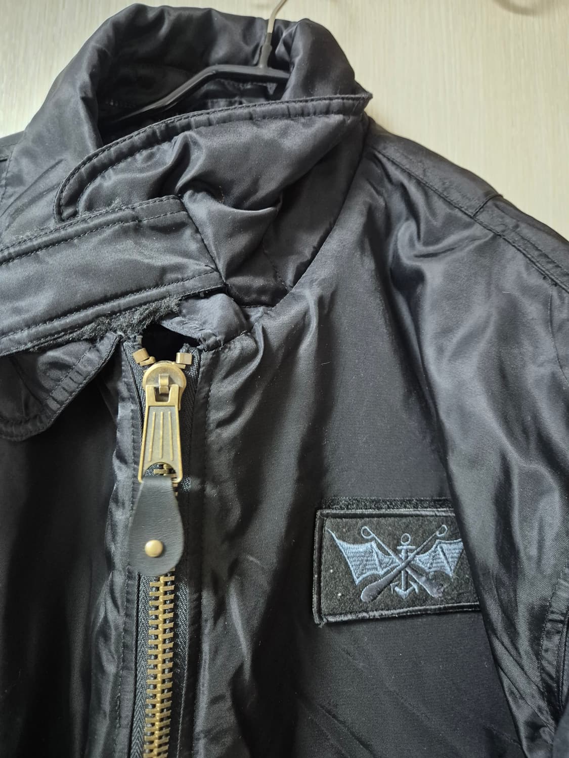 VTG 빈티지 미공군 복각 ma-1 플라이트 자켓 라지 상품이미지5