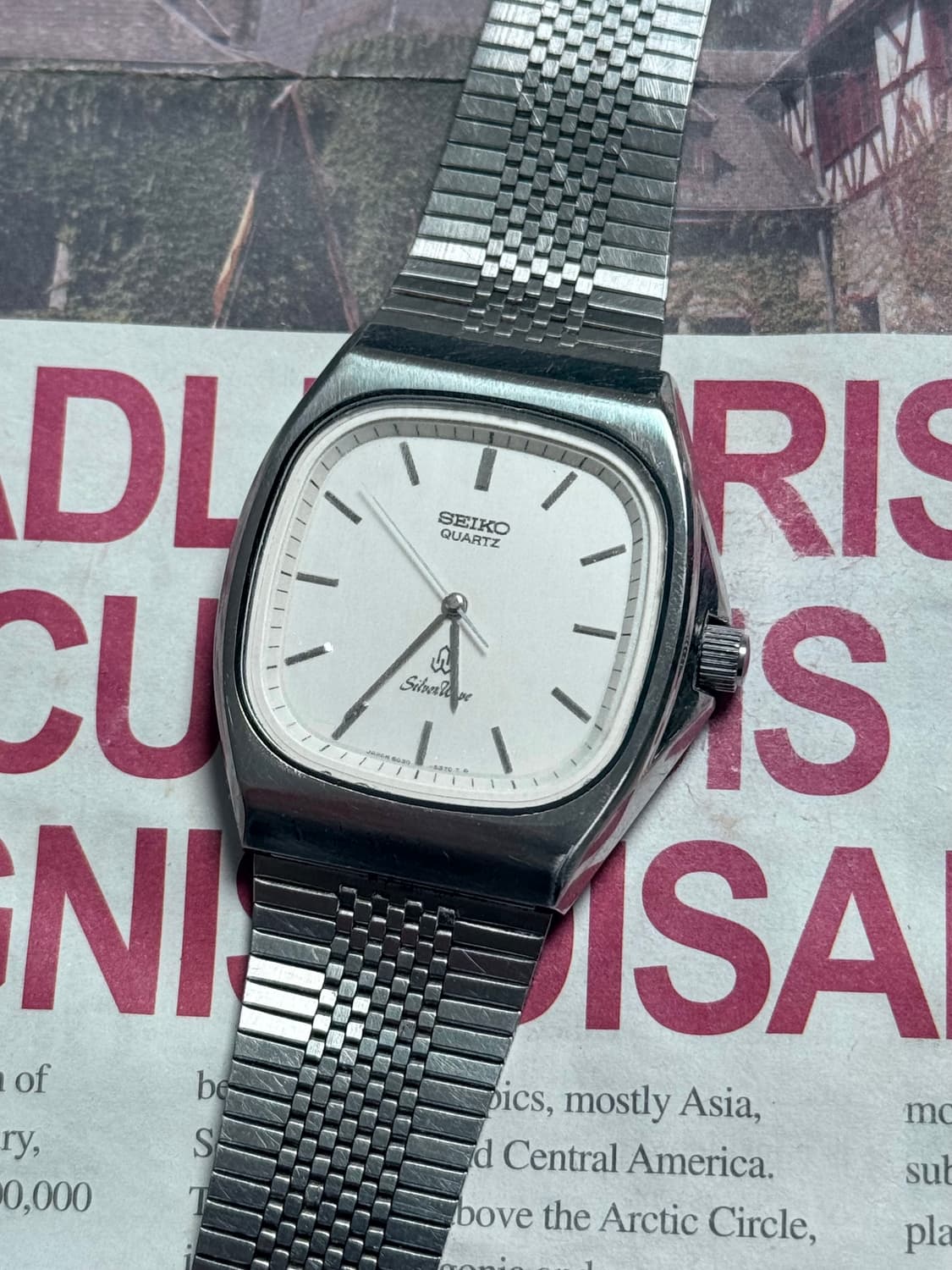 세이코 Seiko Silverwave 스퀘어 쿼츠 상품이미지1