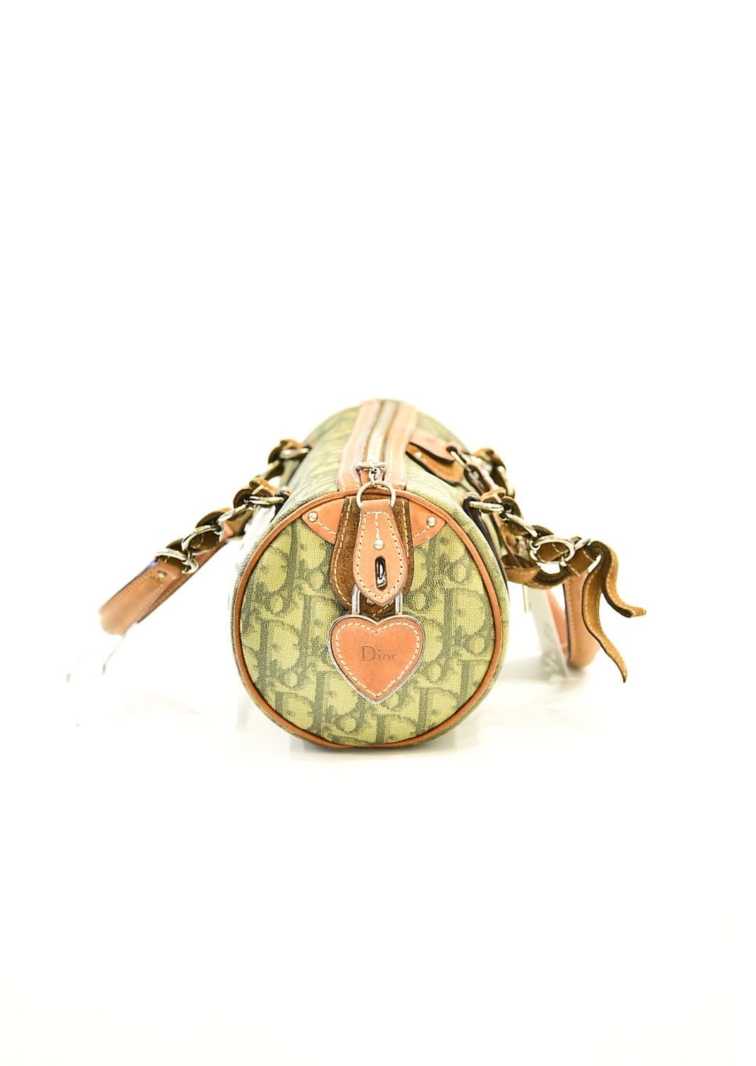 디올 카키 오블리크 로맨틱 배럴 토트백 (정품) 상품이미지2