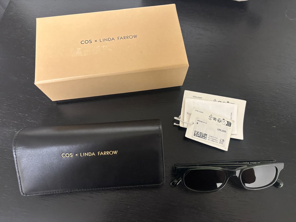 코스 cos x 린다패로우 협업 선글라스 상품이미지3