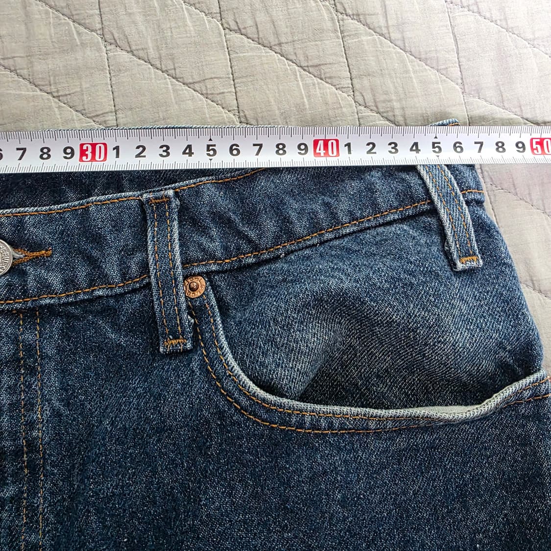[38X30] 90s 빈티지 리바이스 517 부츠컷 데님 인디고 1 상품이미지8