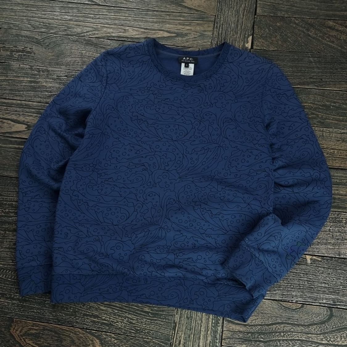 [아페쎄] 멀티 패턴 그래픽 맨투맨 P01434 상품이미지1