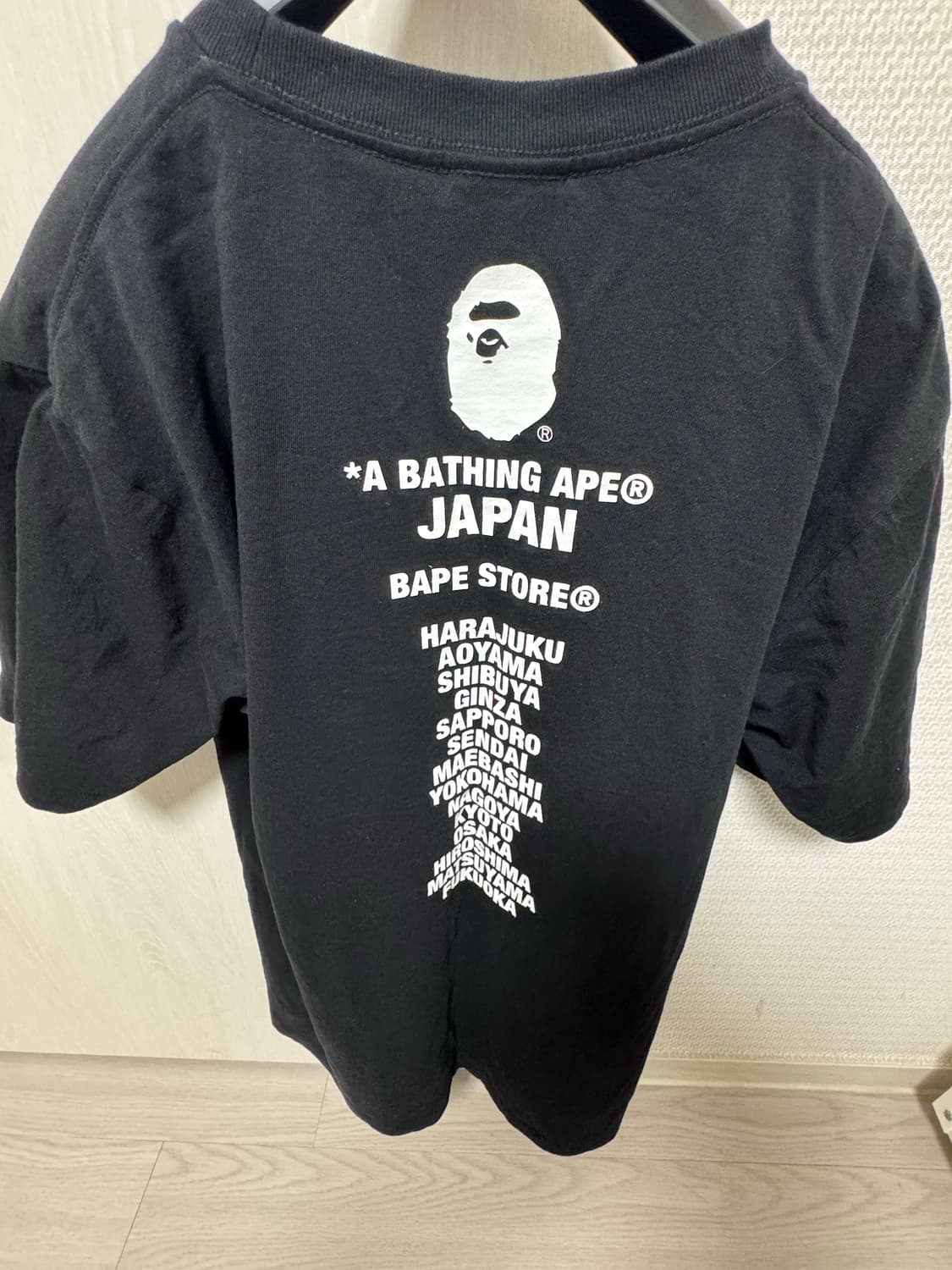 베이프 재팬 티셔츠 사이즈L 상품이미지3