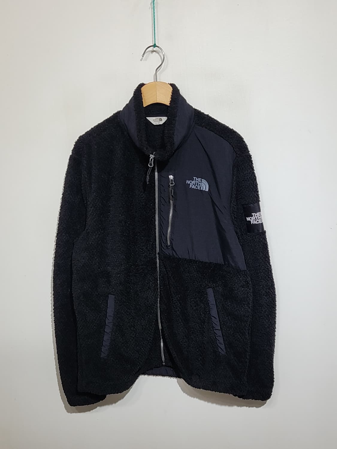 (L) 노스페이스 후리스 점퍼 블랙 뽀글이 플리스 자켓  상품이미지1