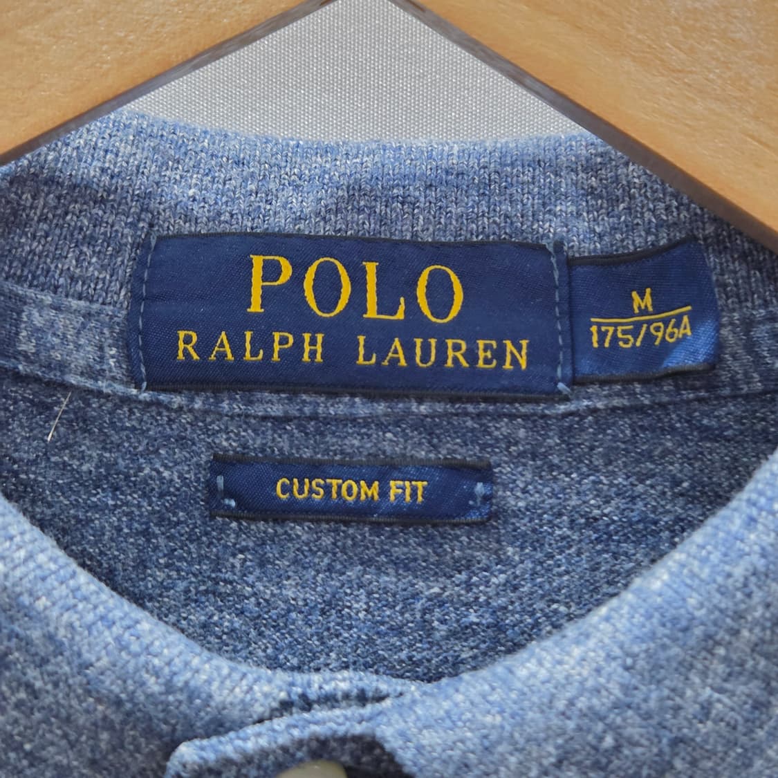 폴로랄프로렌 피케 카라티 멜란지블루 M 상품이미지3