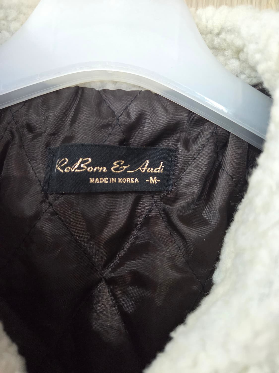 브라운 스웨이드 무스탕 자켓 상품이미지3